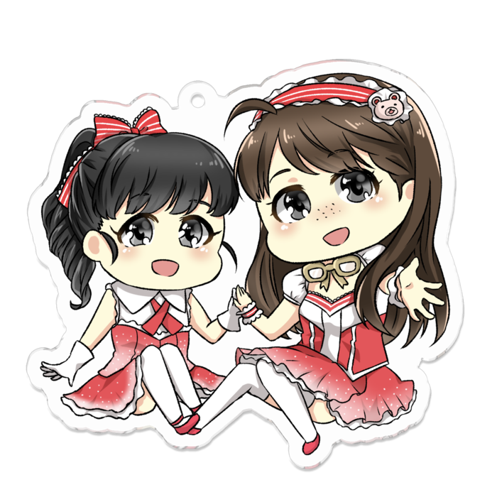 アクリルキーホルダー - 70 x 70 (mm)