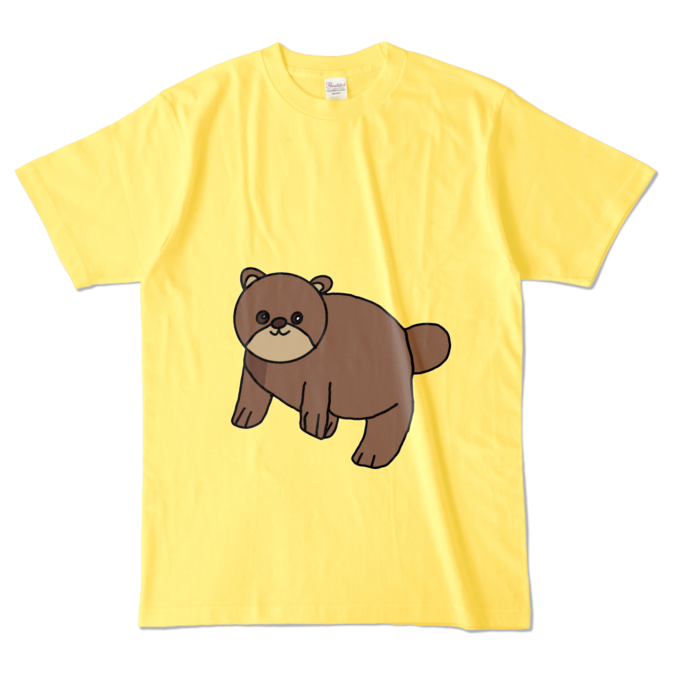 カラーTシャツ - L - イエロー (濃色)
