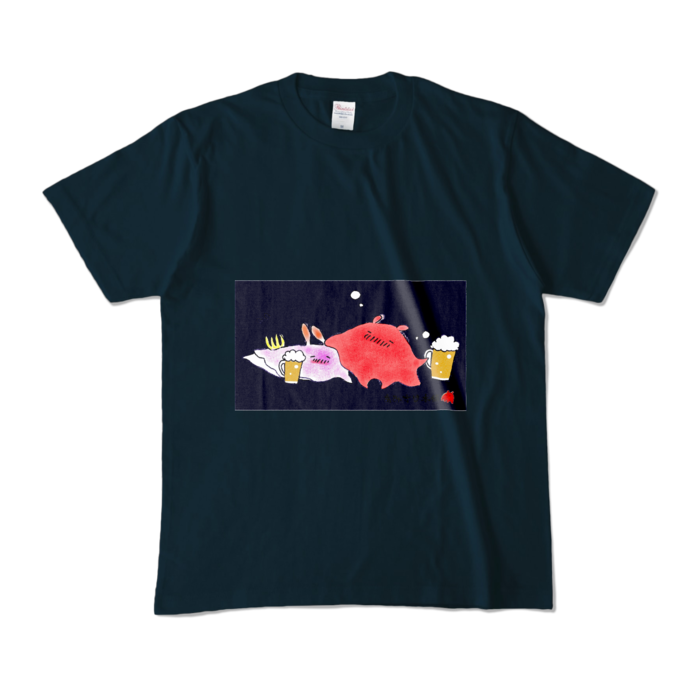カラーTシャツ - M - ネイビー (濃色)