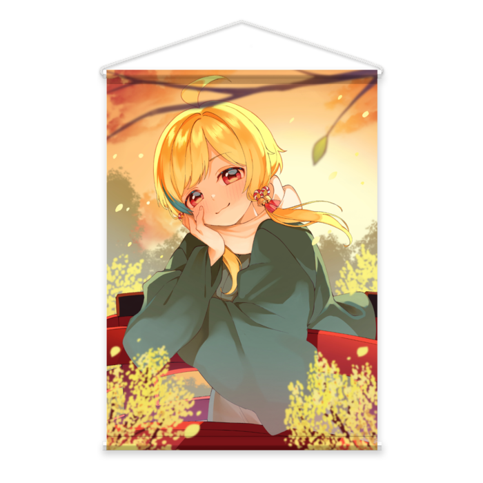 【微笑み】タペストリー - B2縦