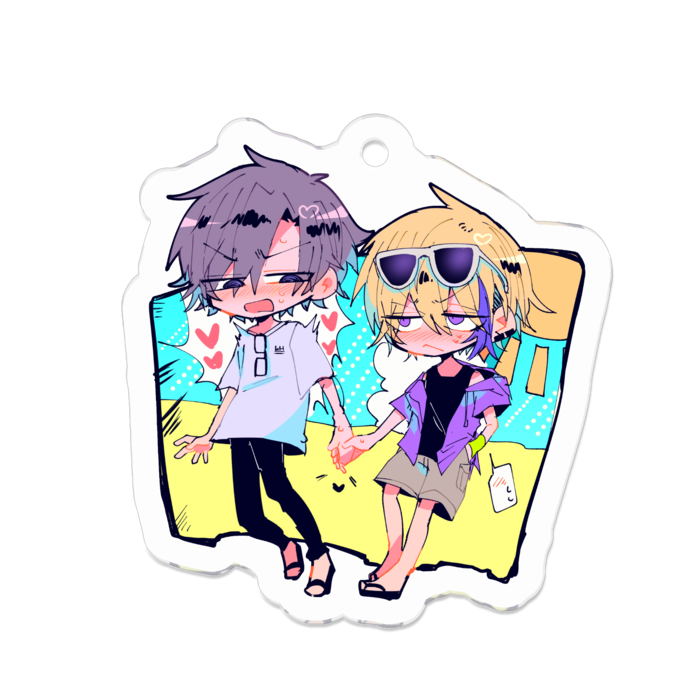 アクリルキーホルダー - 50 x 50 (mm)