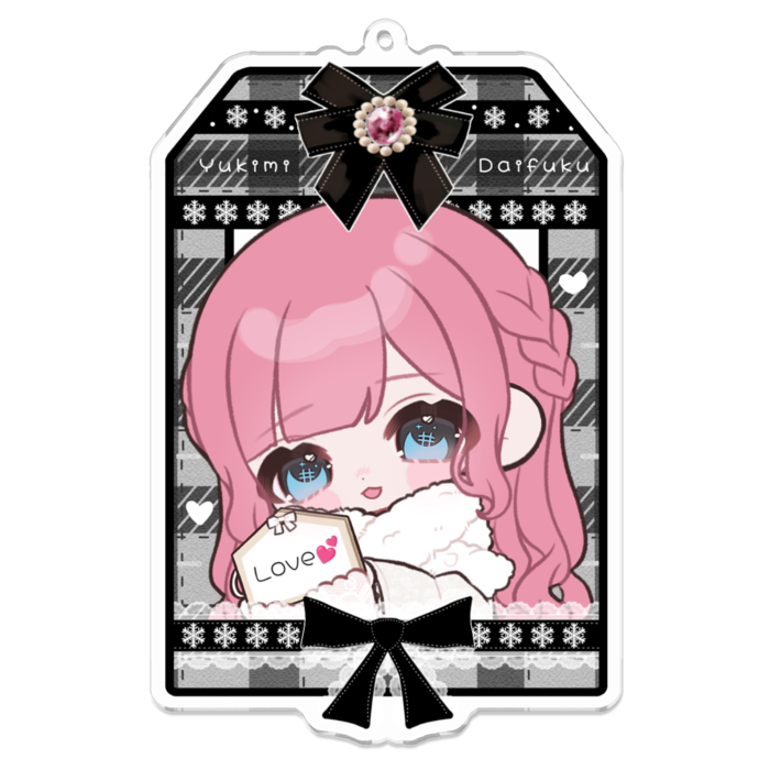 アクリルキーホルダー - 100 x 100 (mm)