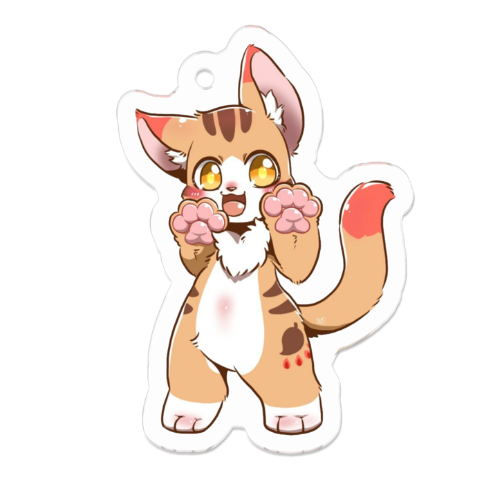 アクリルキーホルダー - 50 x 50 (mm)