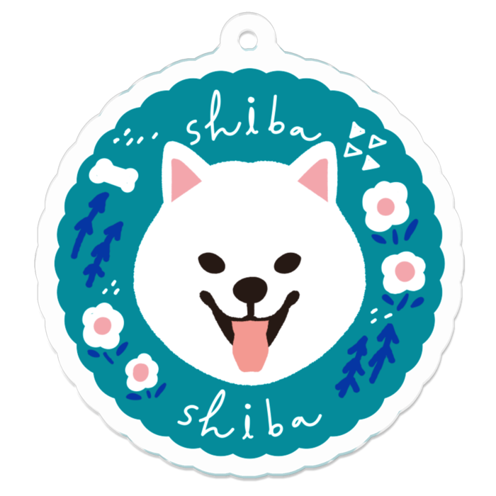 アクリルキーホルダー - 50 x 50 (mm)