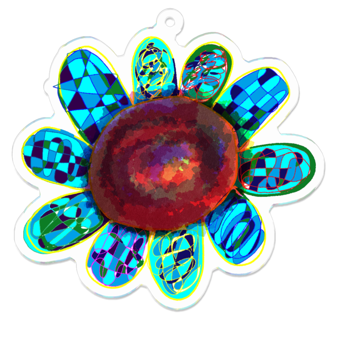 アクリルキーホルダー - 70 x 70 (mm)