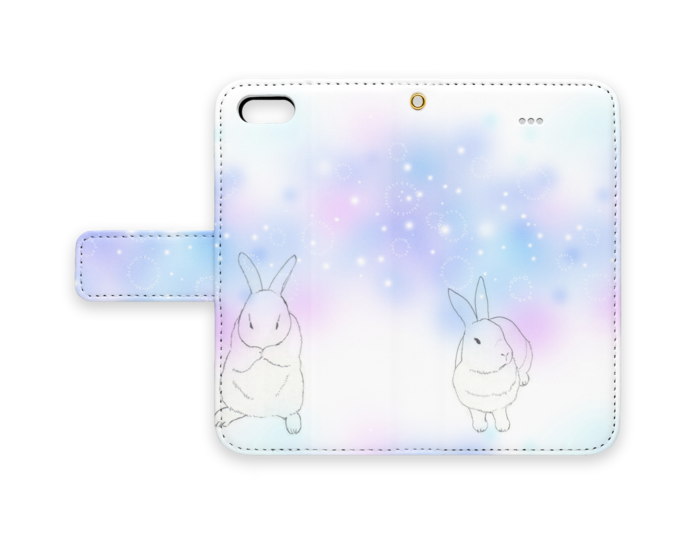 手帳型iPhoneケース - iPhone 5 / SE - ストラップ穴 あり