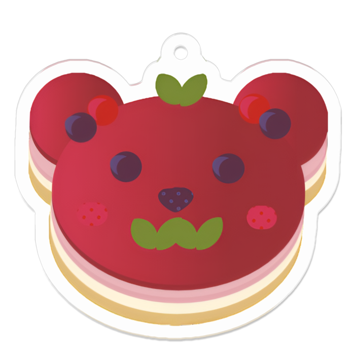 アクリルキーホルダー - 50 x 50 (mm)