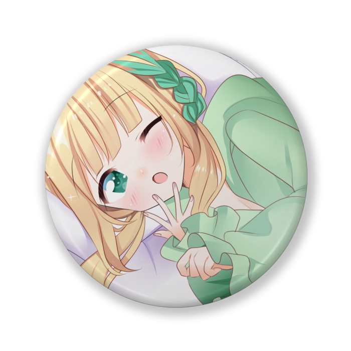 朱音 パジャマイラスト 缶バッチ (Birthday goods 2023)