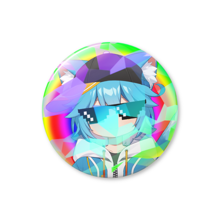 ホログラム缶バッジ - 32mm