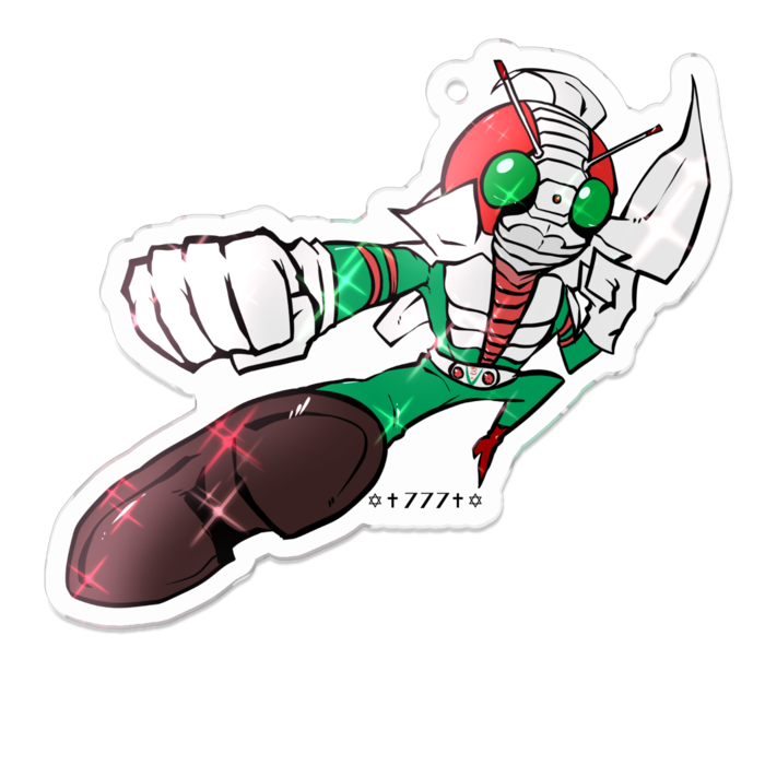 アクリルキーホルダー - 70 x 70 (mm)