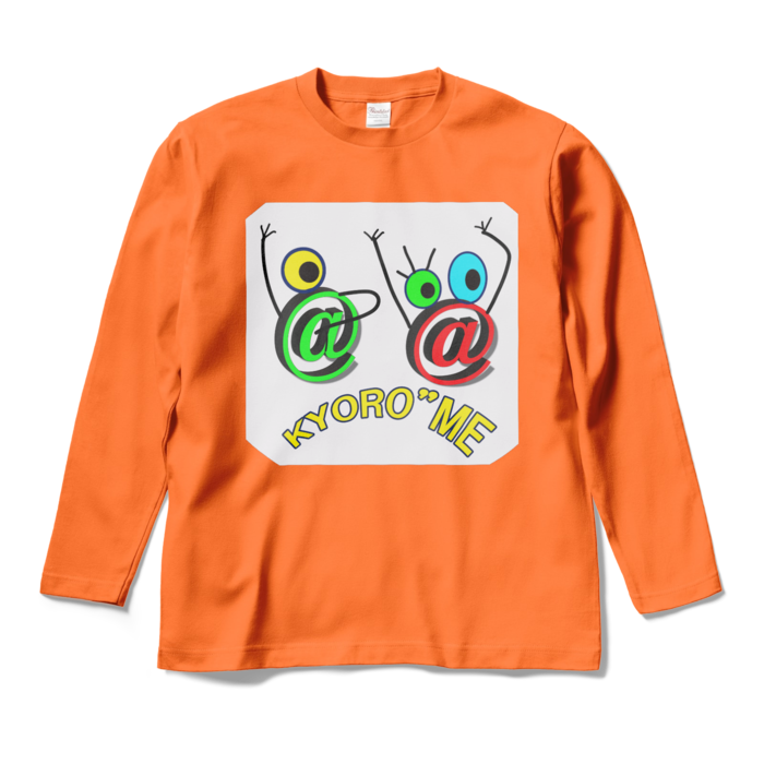 ロングスリーブTシャツ - M - オレンジ