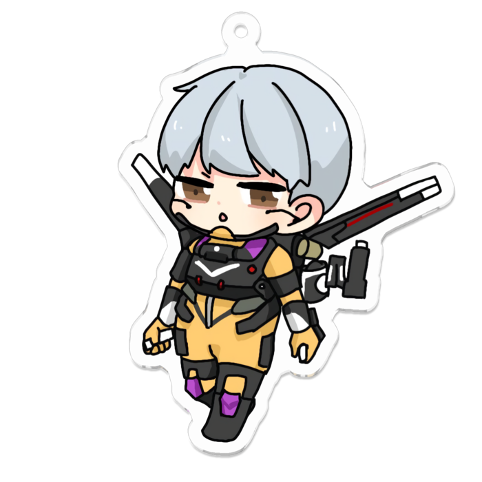 アクリルキーホルダー - 70 x 70 (mm)
