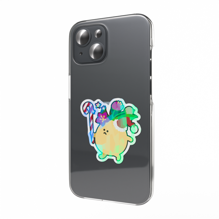 ホログラムスマホステッカー - 縦