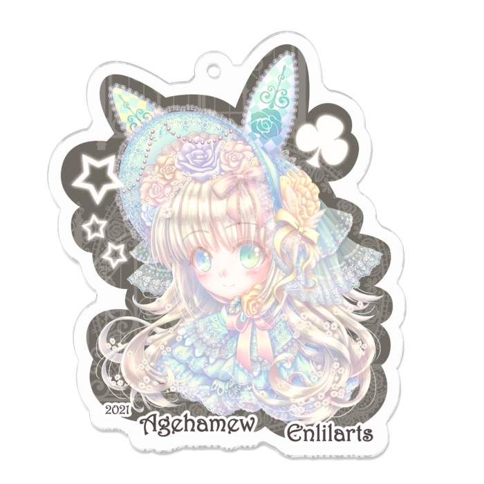 アクリルキーホルダー - 70 x 70 (mm)