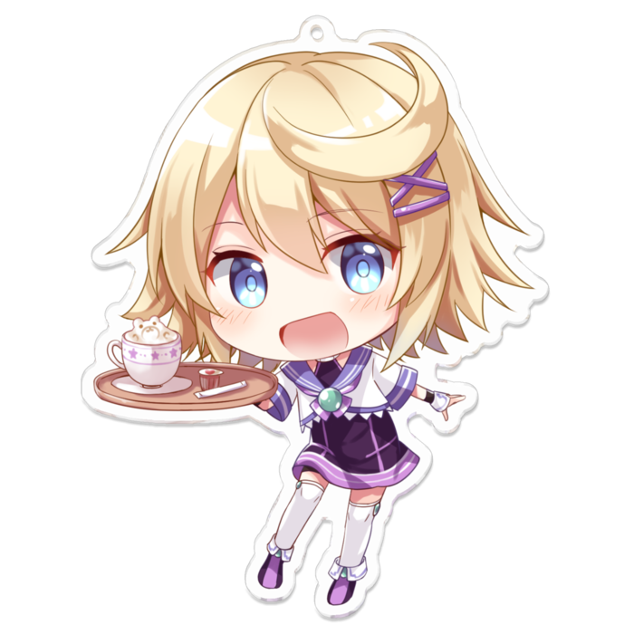 アクリルキーホルダー（コーティング） - 100 x 100 (mm)