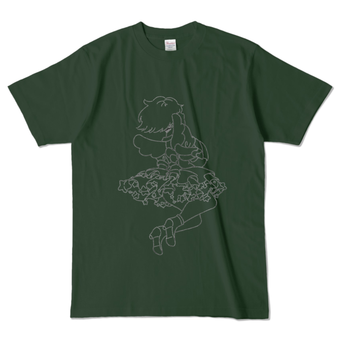 カラーTシャツ - L - フォレスト (濃色)