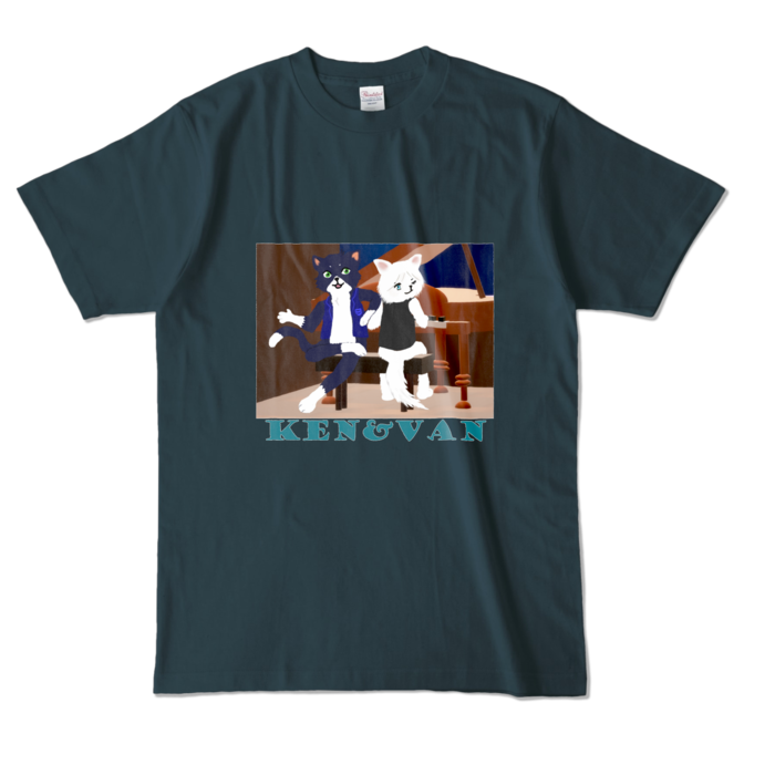 カラーTシャツ - L - デニム (濃色)