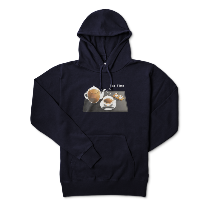 プルパーカー　紺色　M