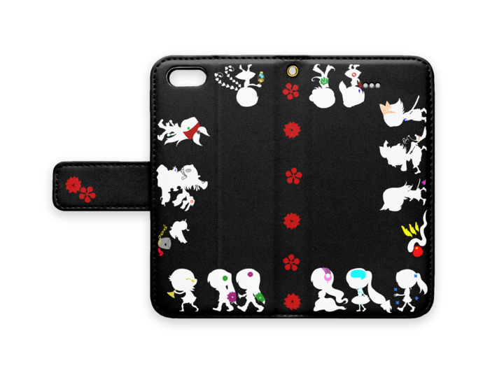 手帳型iPhoneケース - iPhone 5 / 5s / SE - ストラップ穴 あり