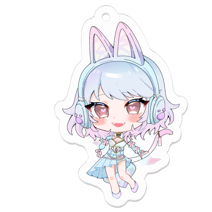 アクリルキーホルダー - 50 x 50 (mm)