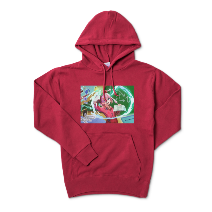 パーカー - S - バーガンディ