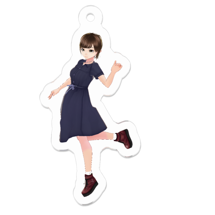 アクリルキーホルダー - 50 x 50 (mm)