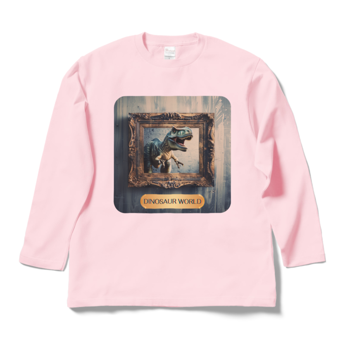 ロングスリーブTシャツ - L - ライトピンク