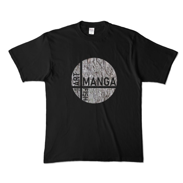 カラーTシャツ - XL - ブラック (濃色)