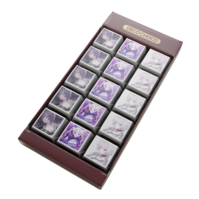 DECOチョコ - 列ごとにデザイン