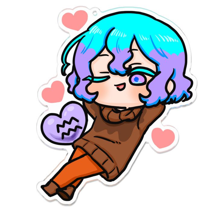 アクリルキーホルダー - 100 x 100 (mm)