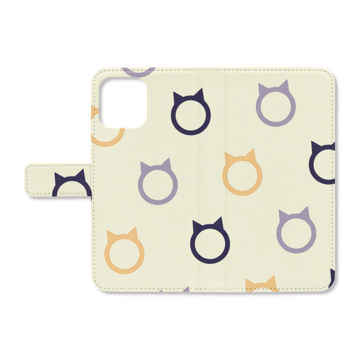 手帳型iPhoneケース - iPhone12 ProMax - ストラップ穴 なし