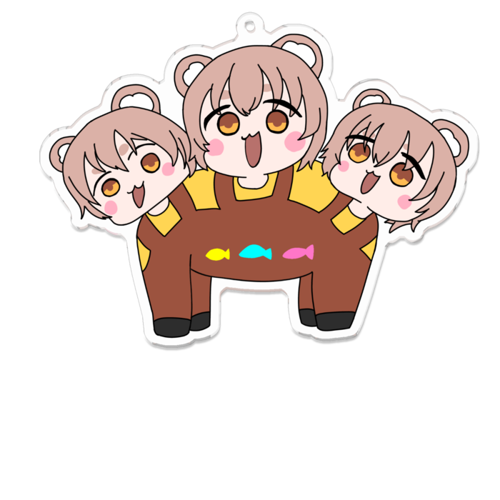 アクリルキーホルダー - 100 x 100 (mm)