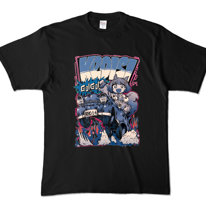 カラーTシャツ - XL - ブラック (濃色)