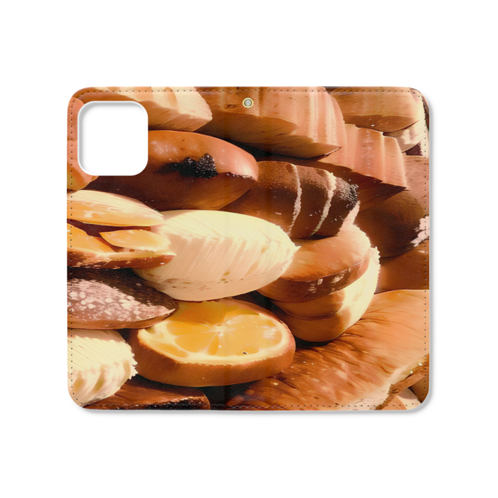 手帳型iPhoneケース（ベルトなし） - iPhone12 / 12 Pro - ストラップ穴 あり