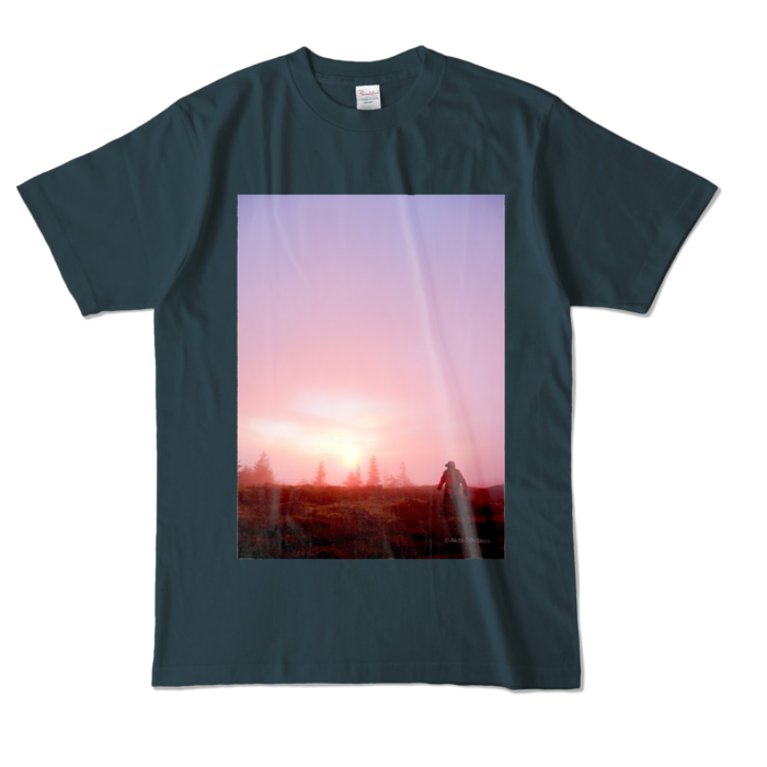 カラーTシャツ - L - デニム (濃色)