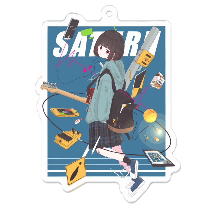 アクリルキーホルダー - 70 x 70 (mm)