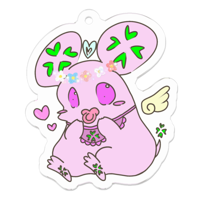 アクリルキーホルダー - 50 x 50 (mm)