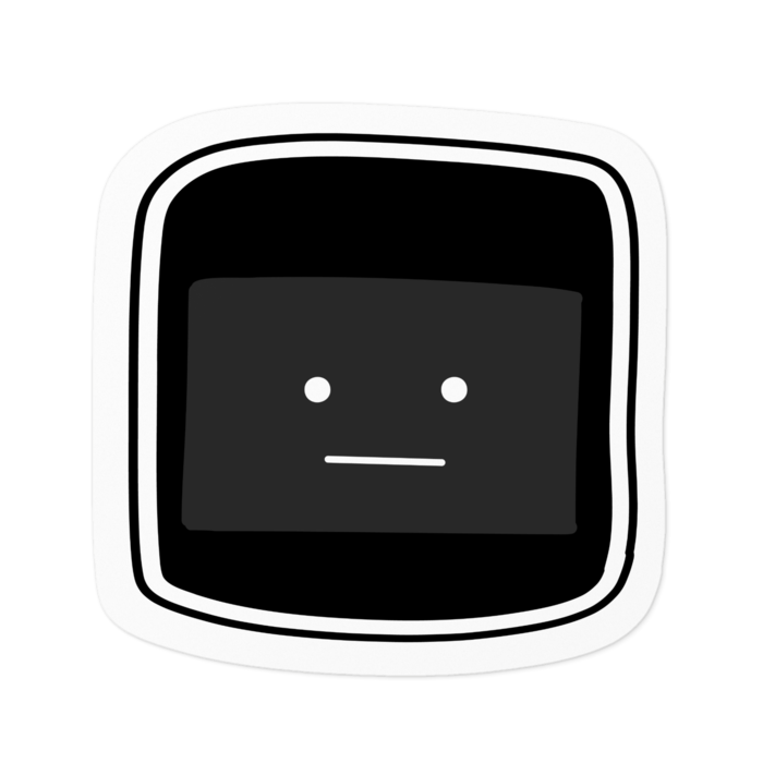 ステッカー - 100 x 100 (mm)