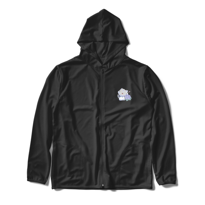 ジップパーカー - XL - ブラック