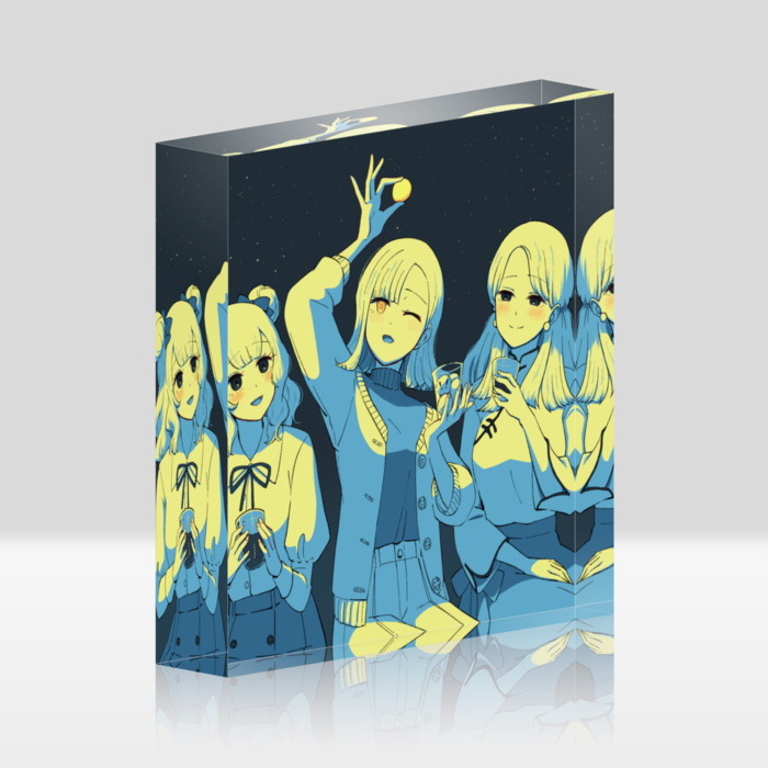 アクリルブロック - 100x100mm