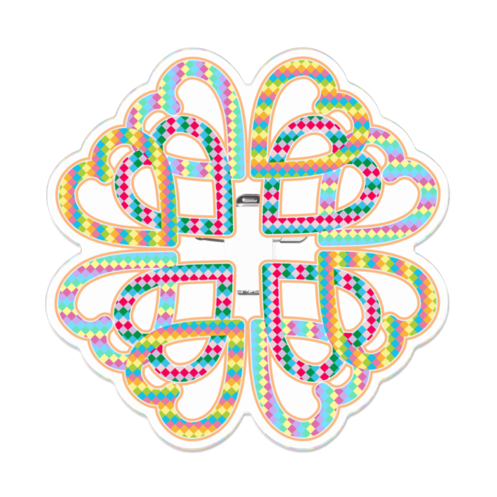 アクリルバッジ - 100 x 100 (mm)