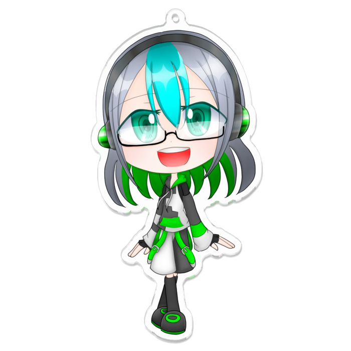 アクリルキーホルダー - 100 x 100 (mm)