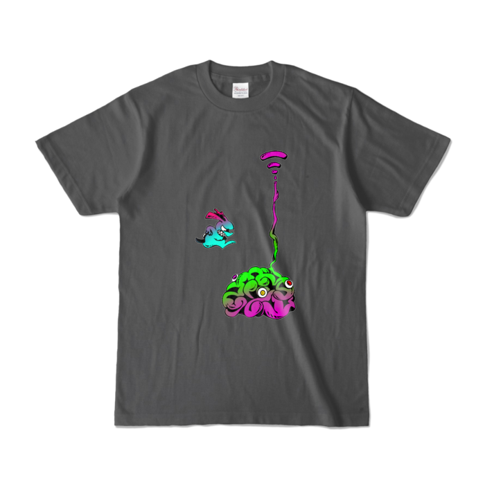 カラーTシャツ - S - チャコール (濃色)(2)