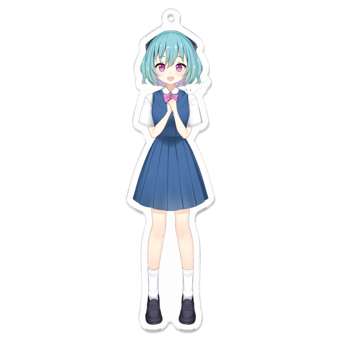 アクリルキーホルダー（コーティング） - 100 x 100 (mm)