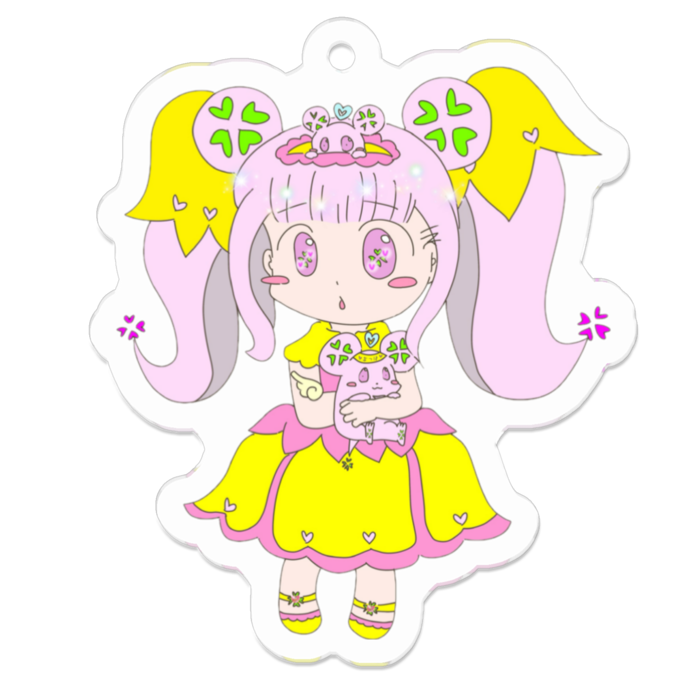 アクリルキーホルダー - 50 x 50 (mm)