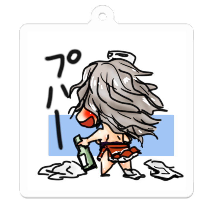 アクリルキーホルダー - 50 x 50 (mm)