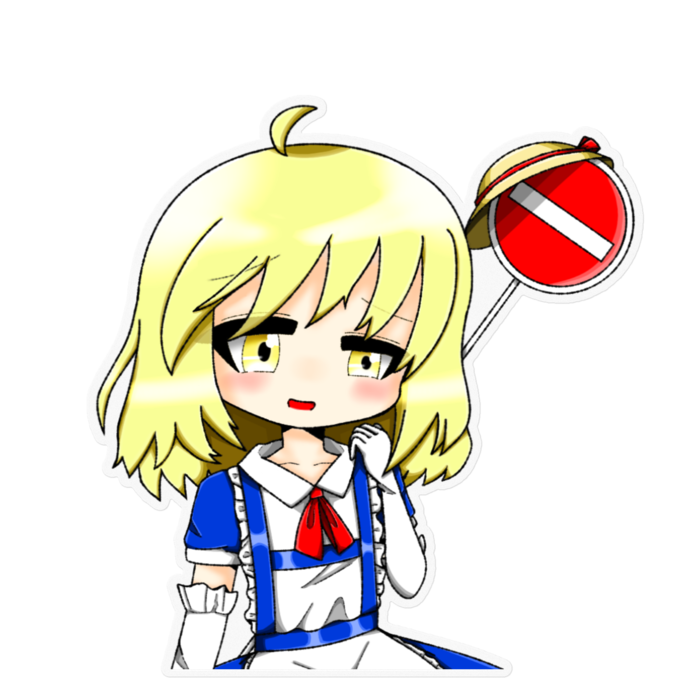 ステッカー - 160 x 160 (mm)