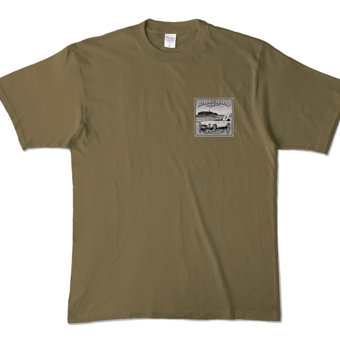 カラーTシャツ - XL - オリーブ (濃色)