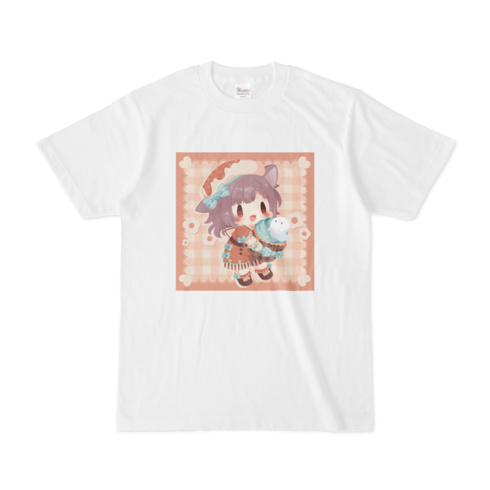 Tシャツ - S - 白(1)(バレンタイン)