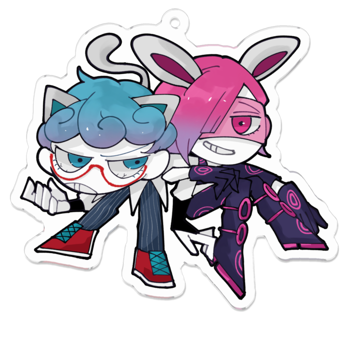 アクリルキーホルダー - 70 x 70 (mm)